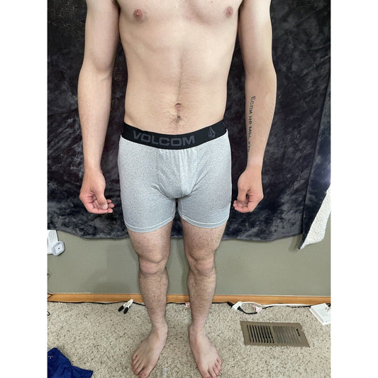 Men’s Large Vilcom Gray 10% Spandex Compression Shorts