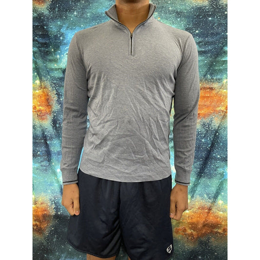 Men’s Banana Republic Medium light blue 1/4 zip long sleeve pullover