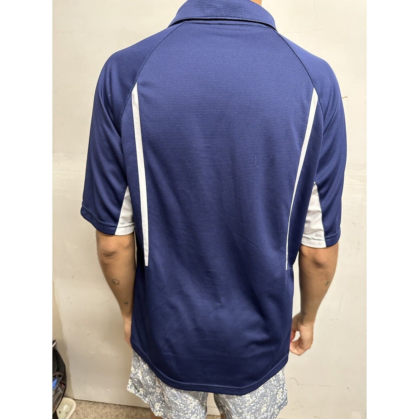 Men’s Air Force Academy Prep School Blue Polo Shirt Medium Holloway