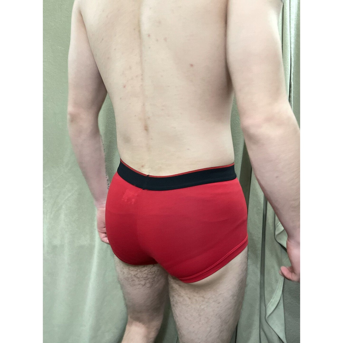 Papi Men’s Small Red Compression Trunks 5% Spandex brand new 1 item total