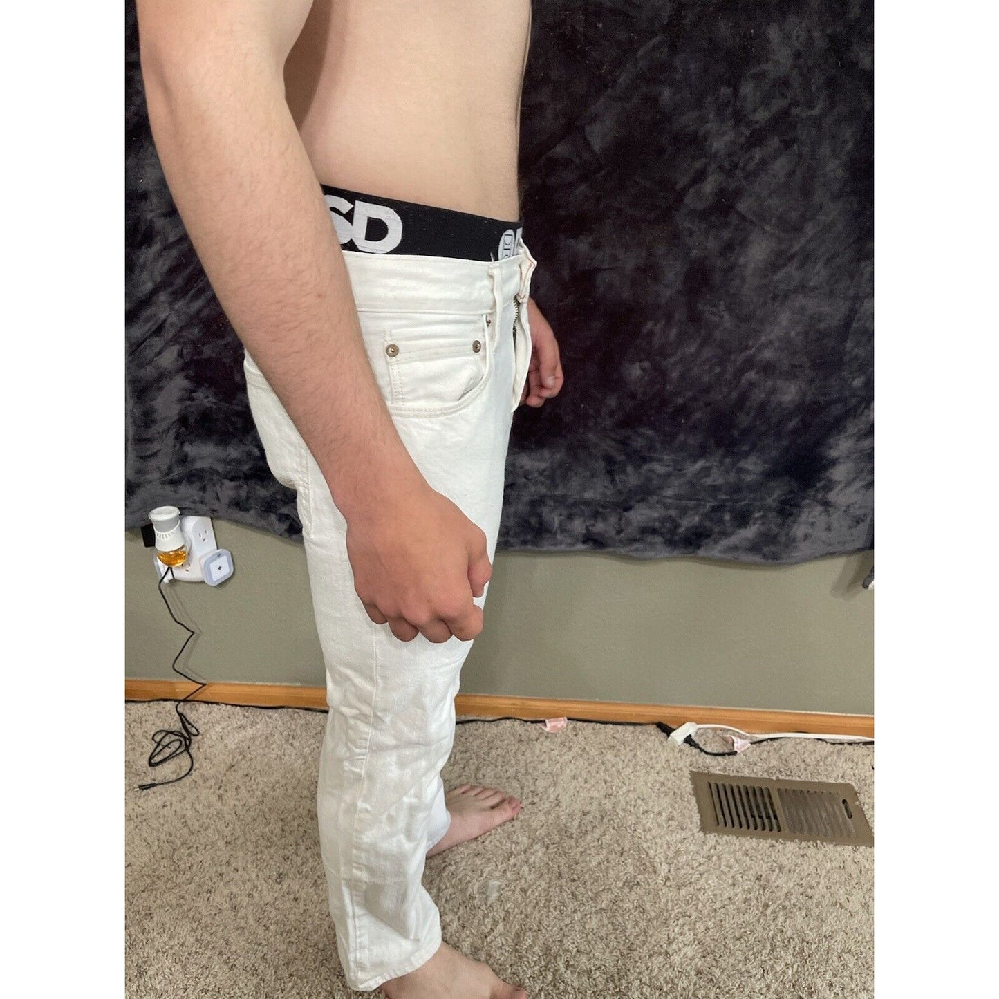 Men’s American Eagle Straight White Jeans 29x30