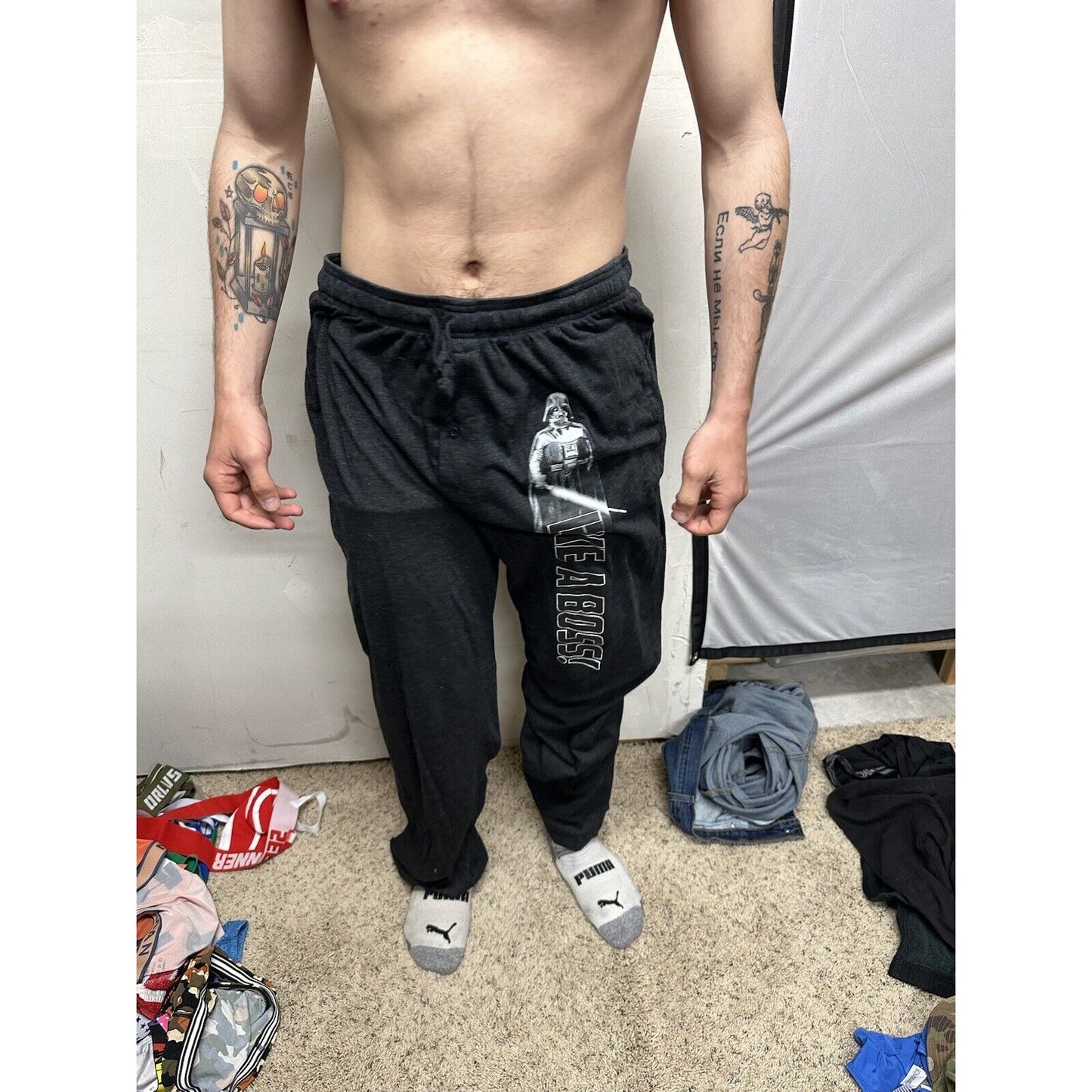 Men’s Darth Vader XXL Like A Boss Star Wars Pajama Bottoms Pants Lounge