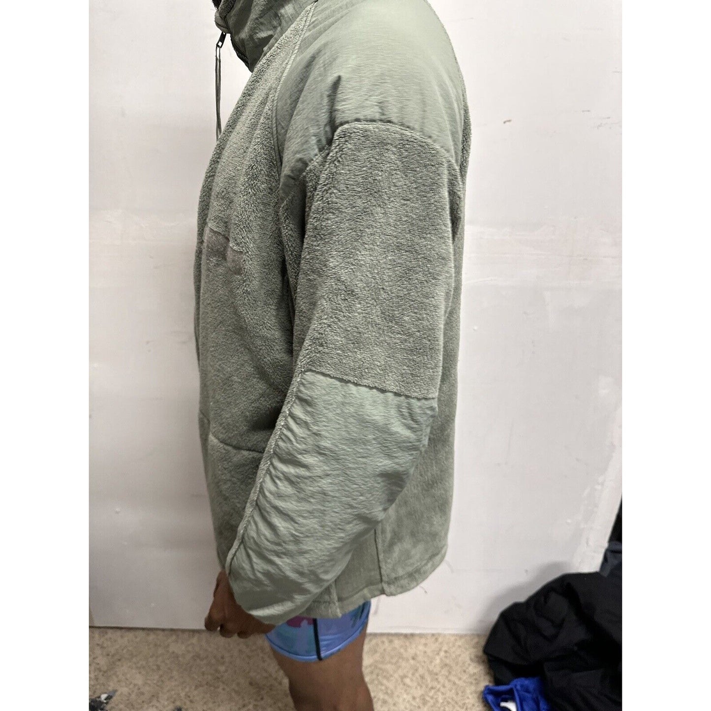 Men’s Sage Green Civil Air Patrol Large Regular USAF Uniform Cold Weather Fleece