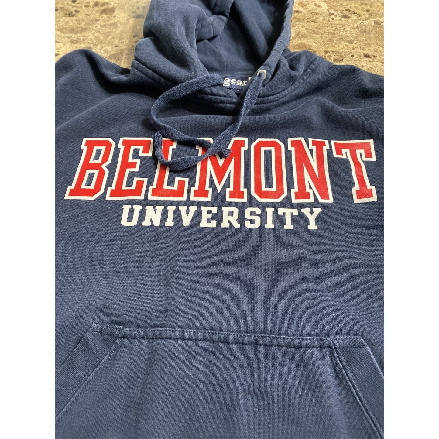 BELMONT UNIVERSITY Gear For Sports Men’s Medium Navy Blue Hoodie Sweatshirt