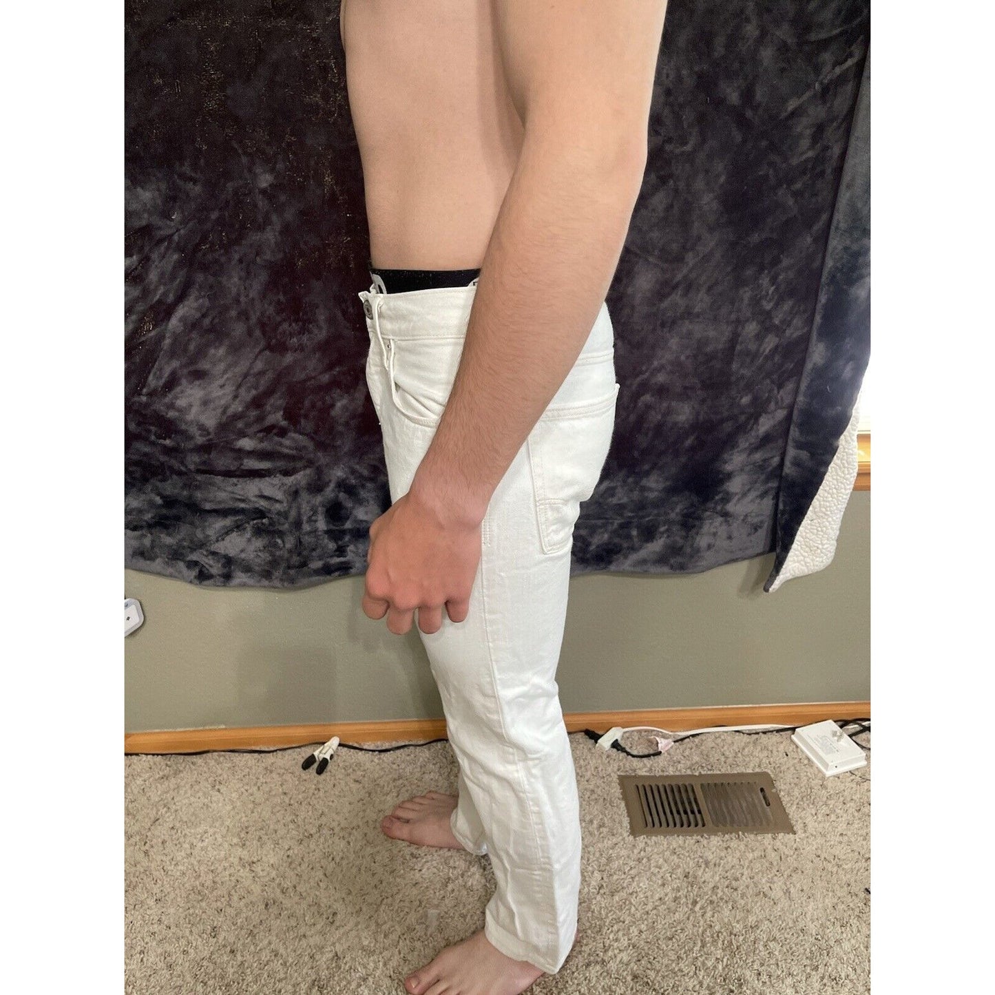 Men’s American Eagle Straight White Jeans 29x30