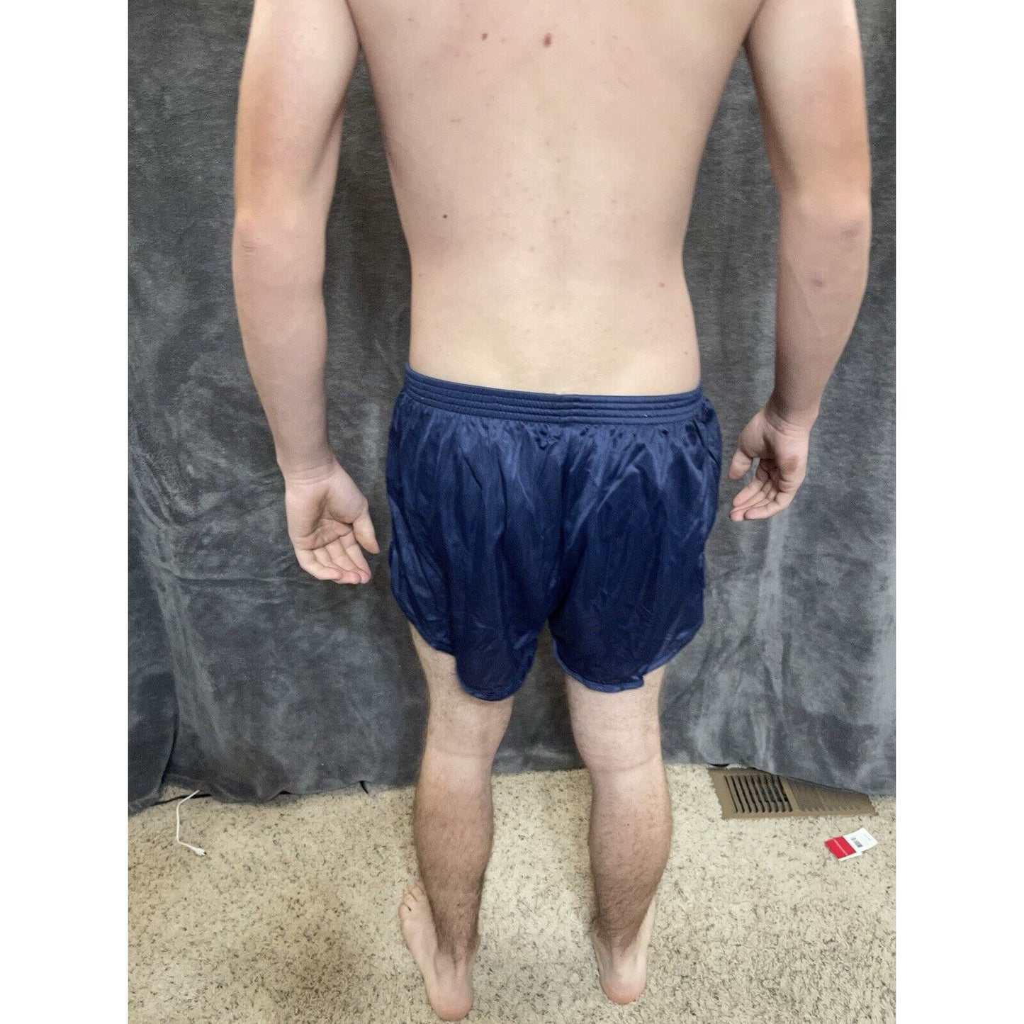 men's soffe ranger panties athletic shorts navy blue large
