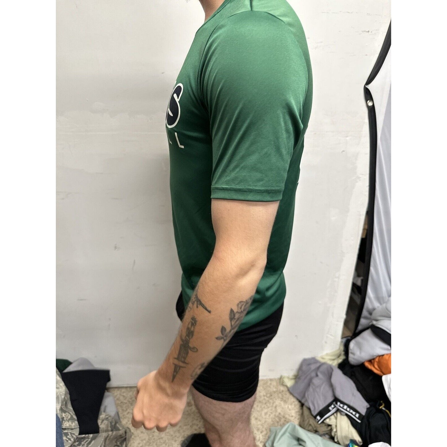 Men’s Small Green A4 Hawks Baseball Shirt Jersey