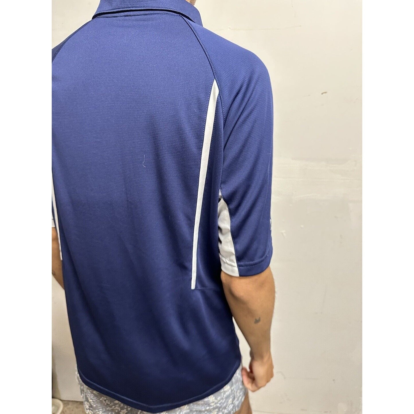 Men’s Air Force Academy Prep School Blue Polo Shirt Medium Holloway