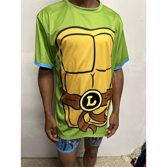 Nickelodeon Teenage Mutant Ninja Turtles Mens L/XL Costume Shirt - Leonardo