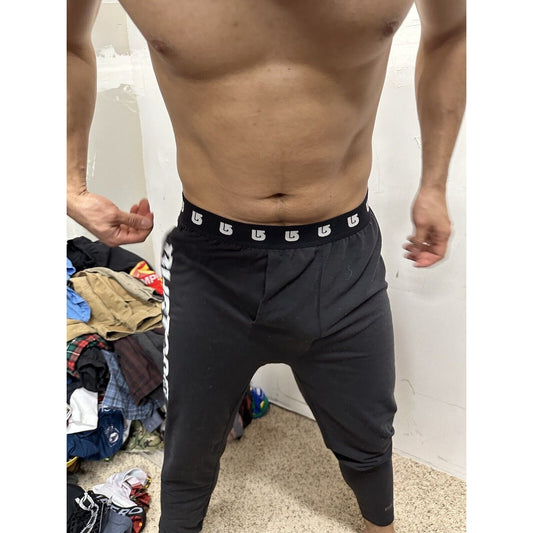 Men’s Black Burton Dry ride Small Thermal Sweatpants