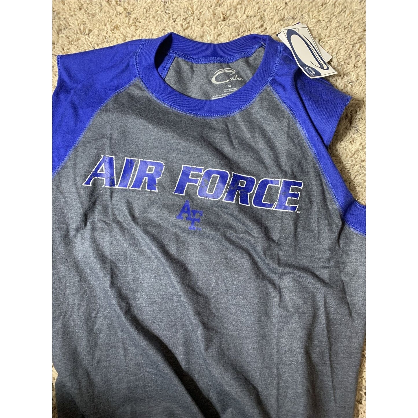 USAFA Air Force Falcons Cadre Licensed Muscle Shirt Tank Medium New With Tags!