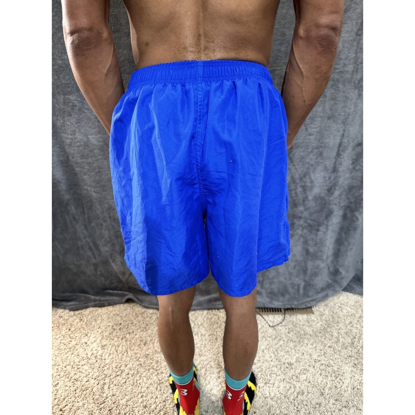 Men’s Blue Large USAFA Cadet Dolfin Swim Trunks Issued Air Force Academy
