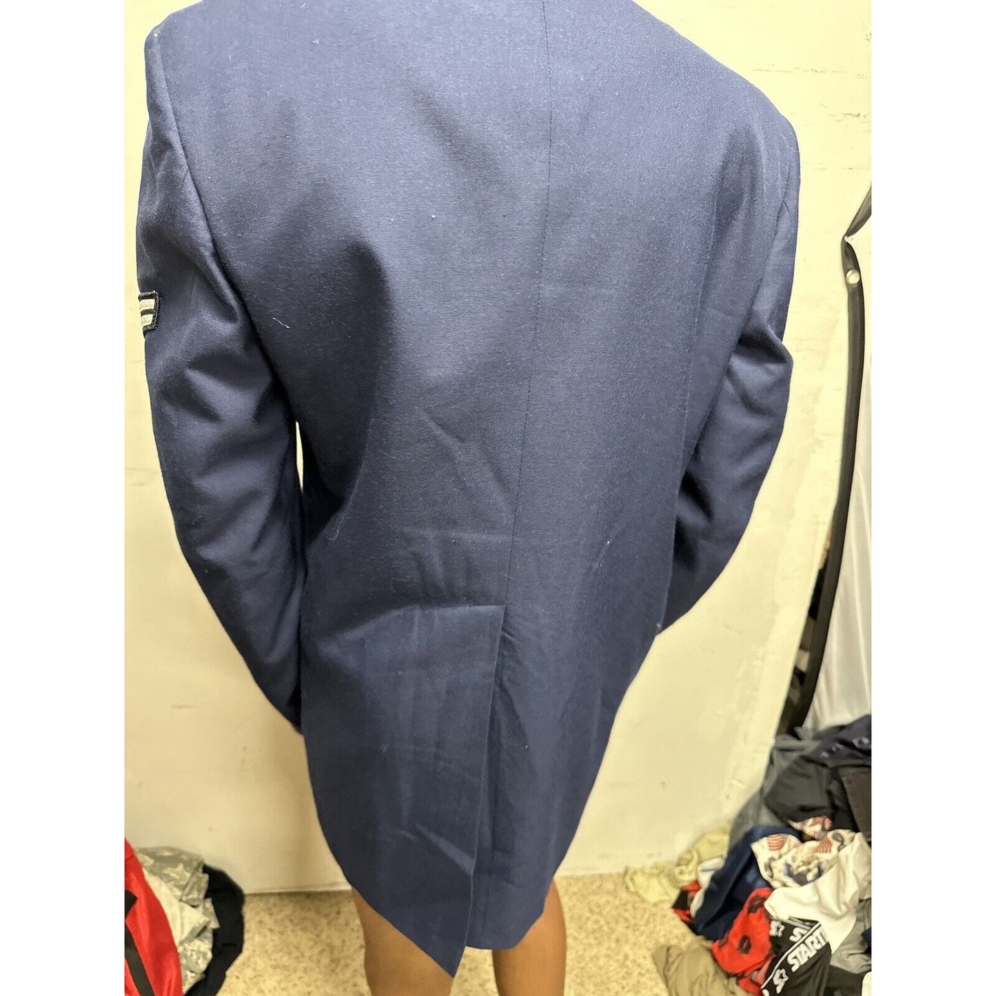 Men’s Air Force 40XL USAF Air Force Service Dress Coat Blue Enlisted Dscp