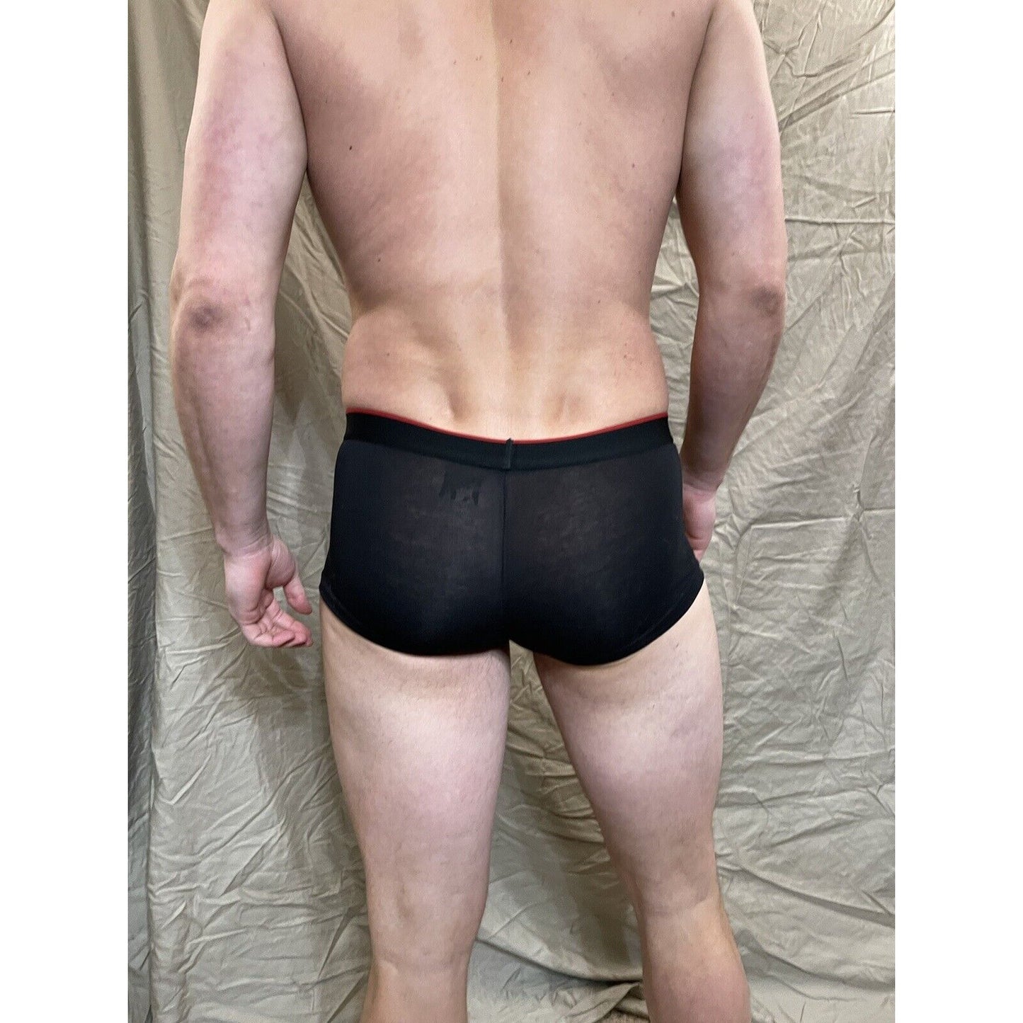 men's papi trunk small black athletic cut briefs New And Unworn