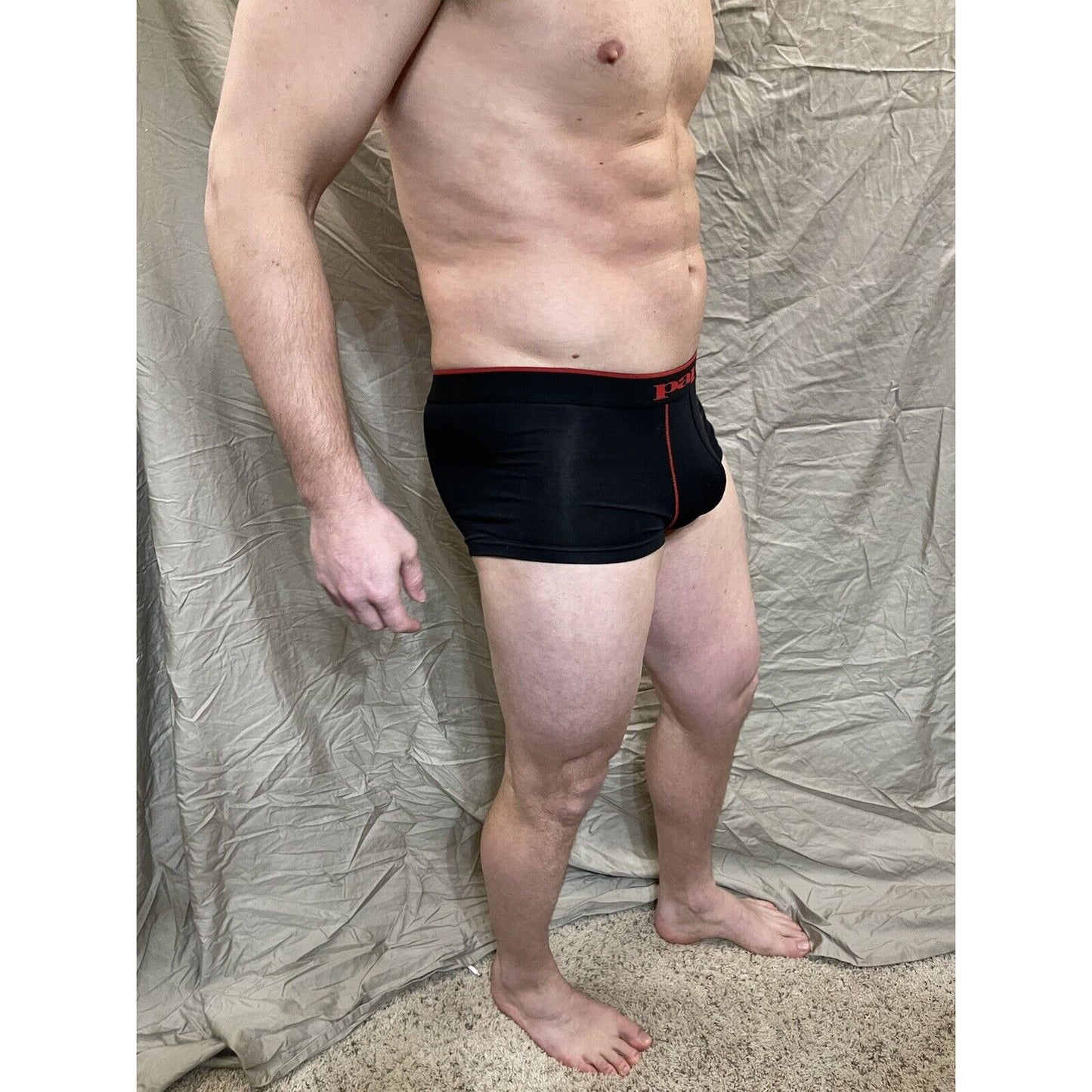 men's papi trunk small black athletic cut briefs New And Unworn