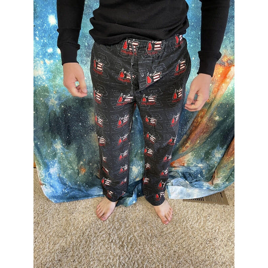 Men’s Winner’s Circle Small Sleepwear Lounge Pants Black Dale Earnhardt