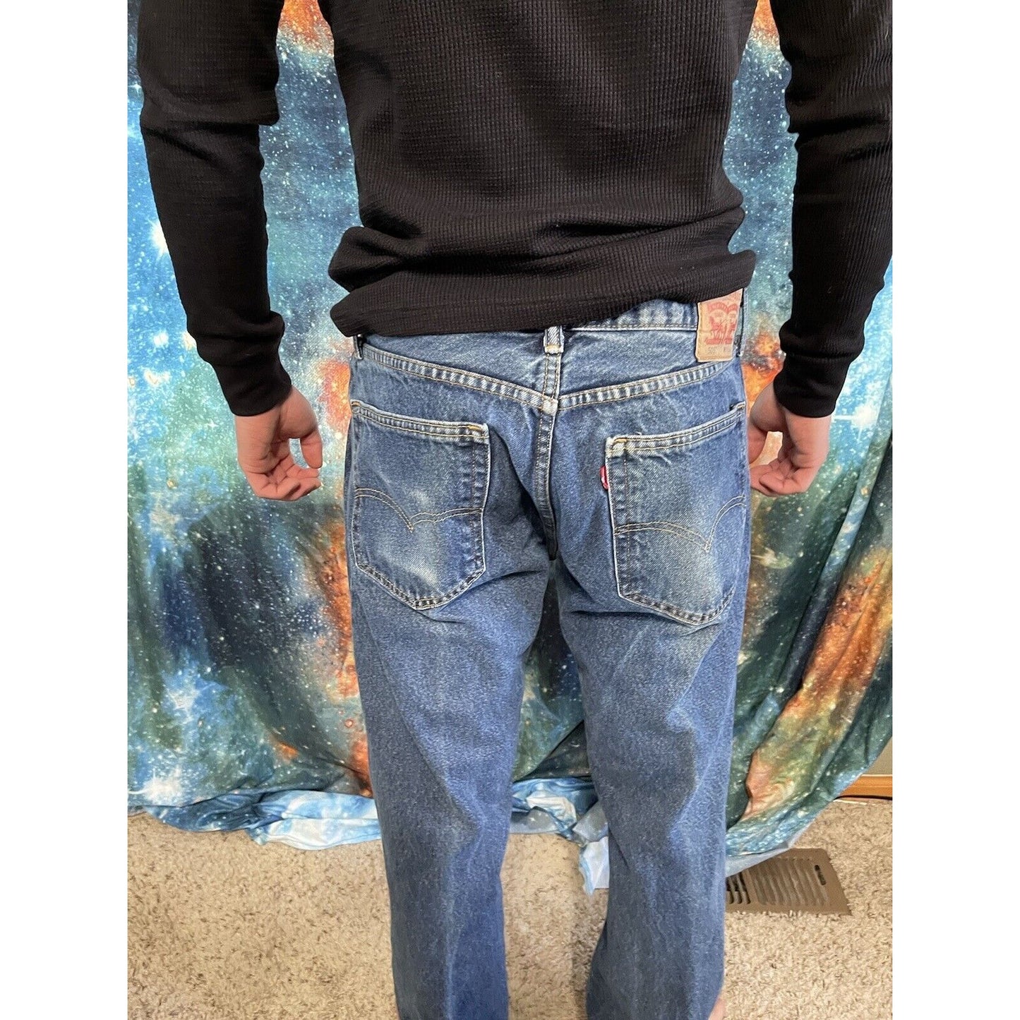 Men’s Levis 505 blue jeans 36 x 29