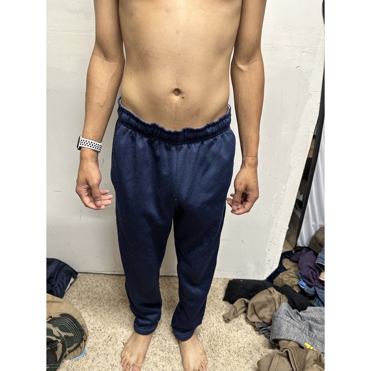 Men’s AND1 Dark Blue Medium Sweat Pants Polyester