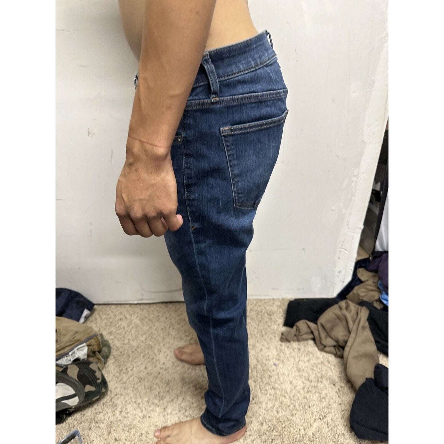 Men’s Skinny Express Jeans Blue 32 X 32