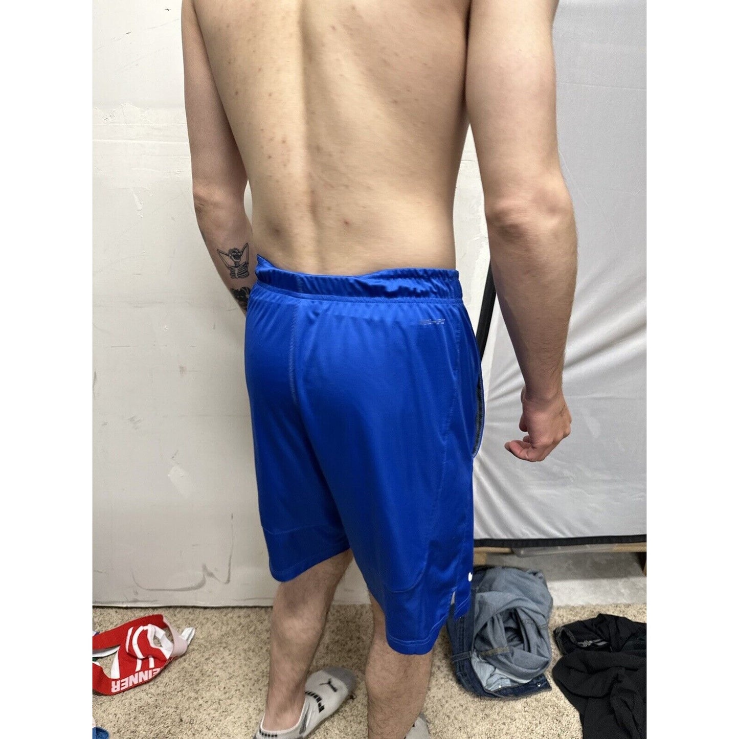 Men’s Air Force Blue Nike Dri Fit Small Workout Shorts