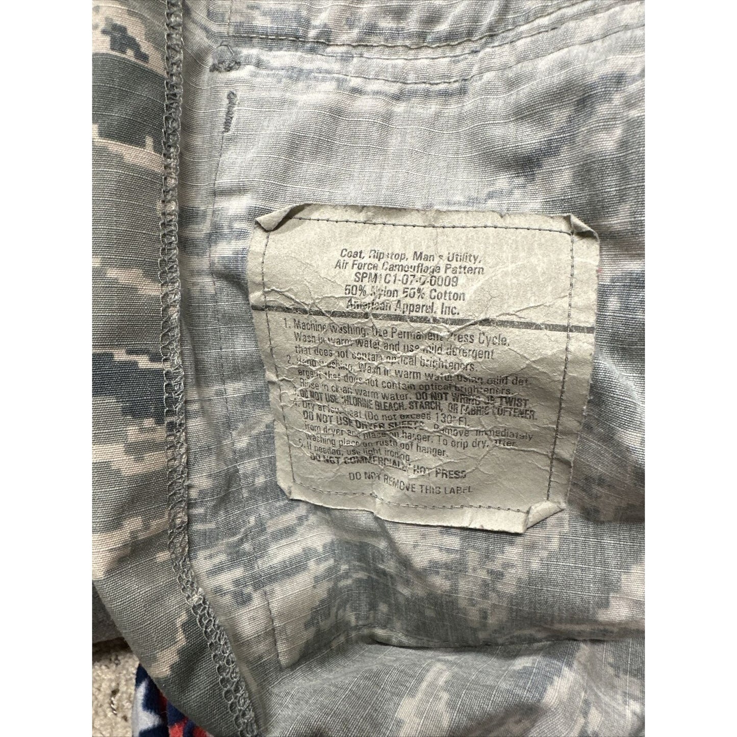 Men’s 36XL Airman Battle Uniform Abu USAF Civil Air Patrol Top Coat Blouse