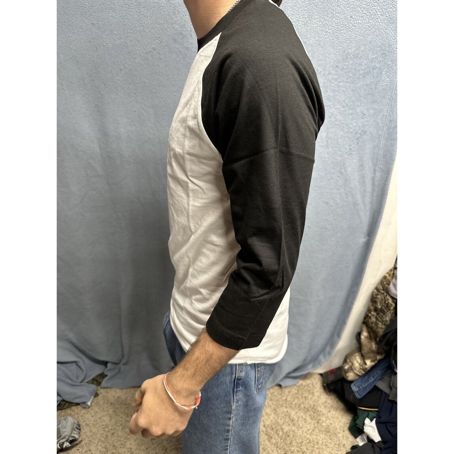 Men’s Black And White Champro Small Baseball Undershirt Jersey