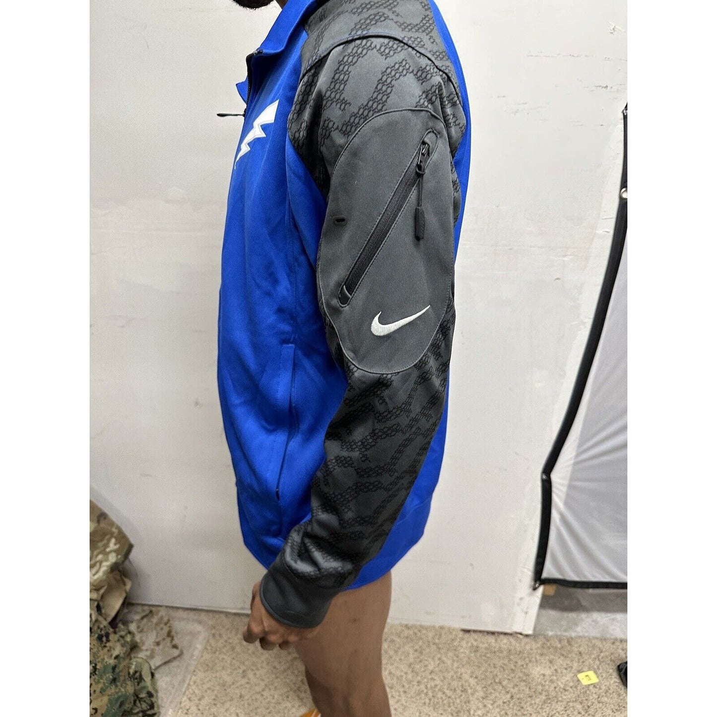 Men’s Blue USAFA Air Force Academy Falcons Zip Up Jacket nike dri fit medium