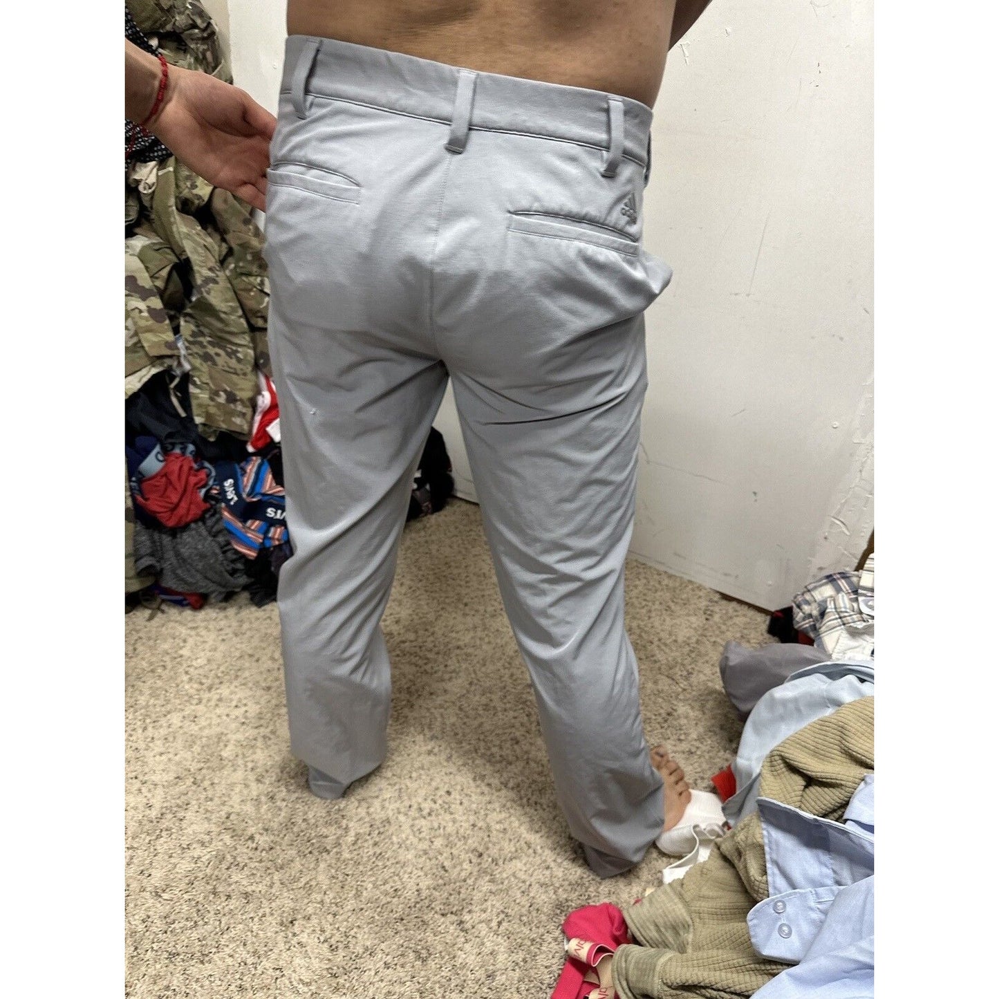 Men’s Adidas 30 X 32 Flex Pants Gray Very Soft