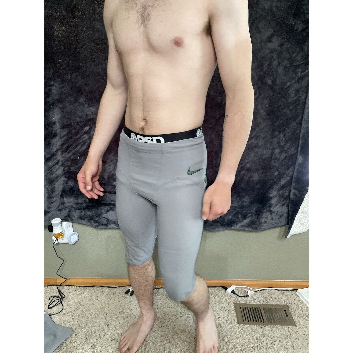 Men’s Baylor Gray Football Player Pants #40 Size 28 - Small