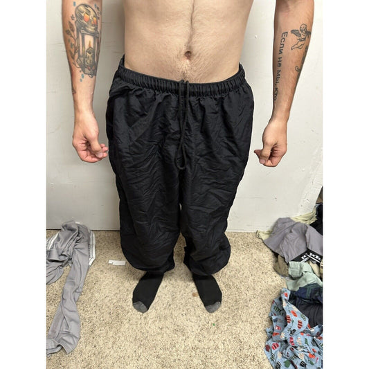 Men’s Army Pants - No Logo - XL Long Black Pt Uniform Bottoms  PFU