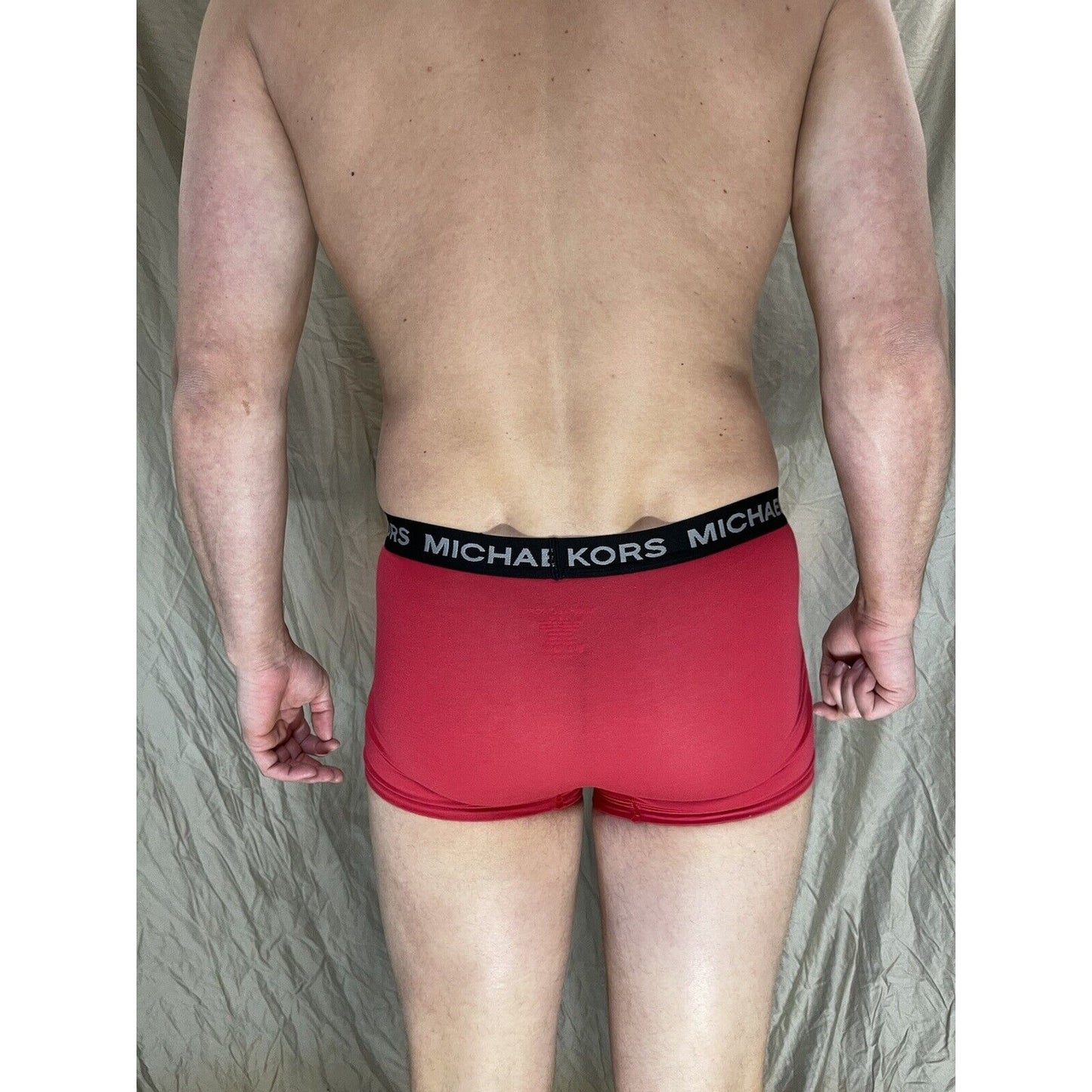 men's michael kors stretch factor pride boxer briefs red small