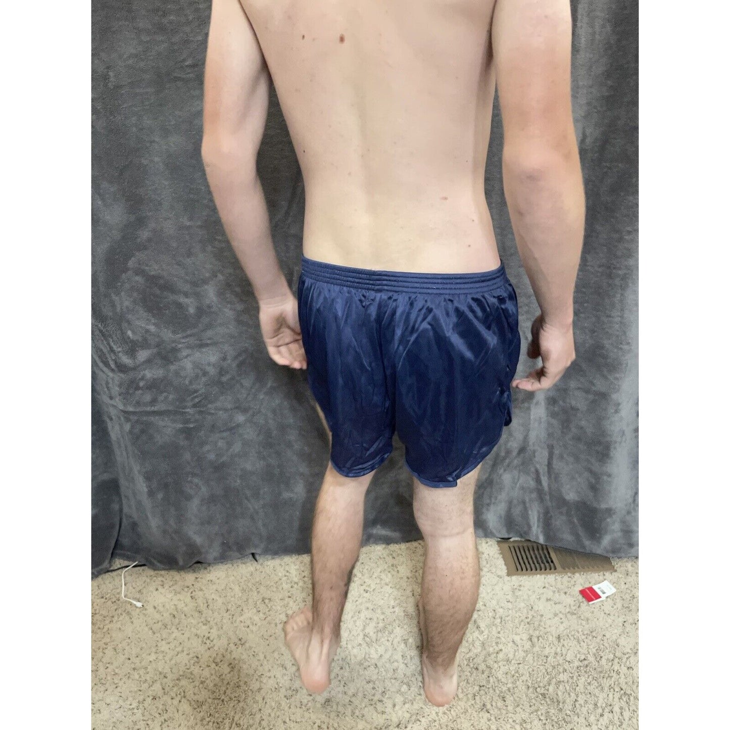 men's soffe ranger panties athletic shorts navy blue large