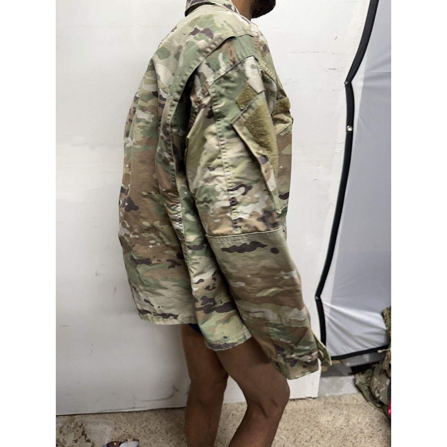 Men’s Ocp Army Air Force Top Blouse Coat Large Short