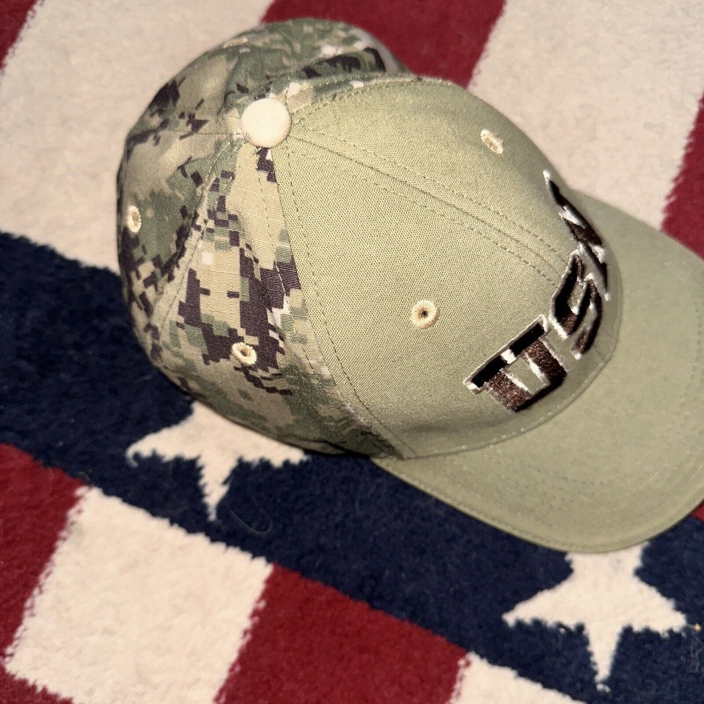 Men’s US Navy Camo Hat Cap Ballcap Adjustable Fire For Effect