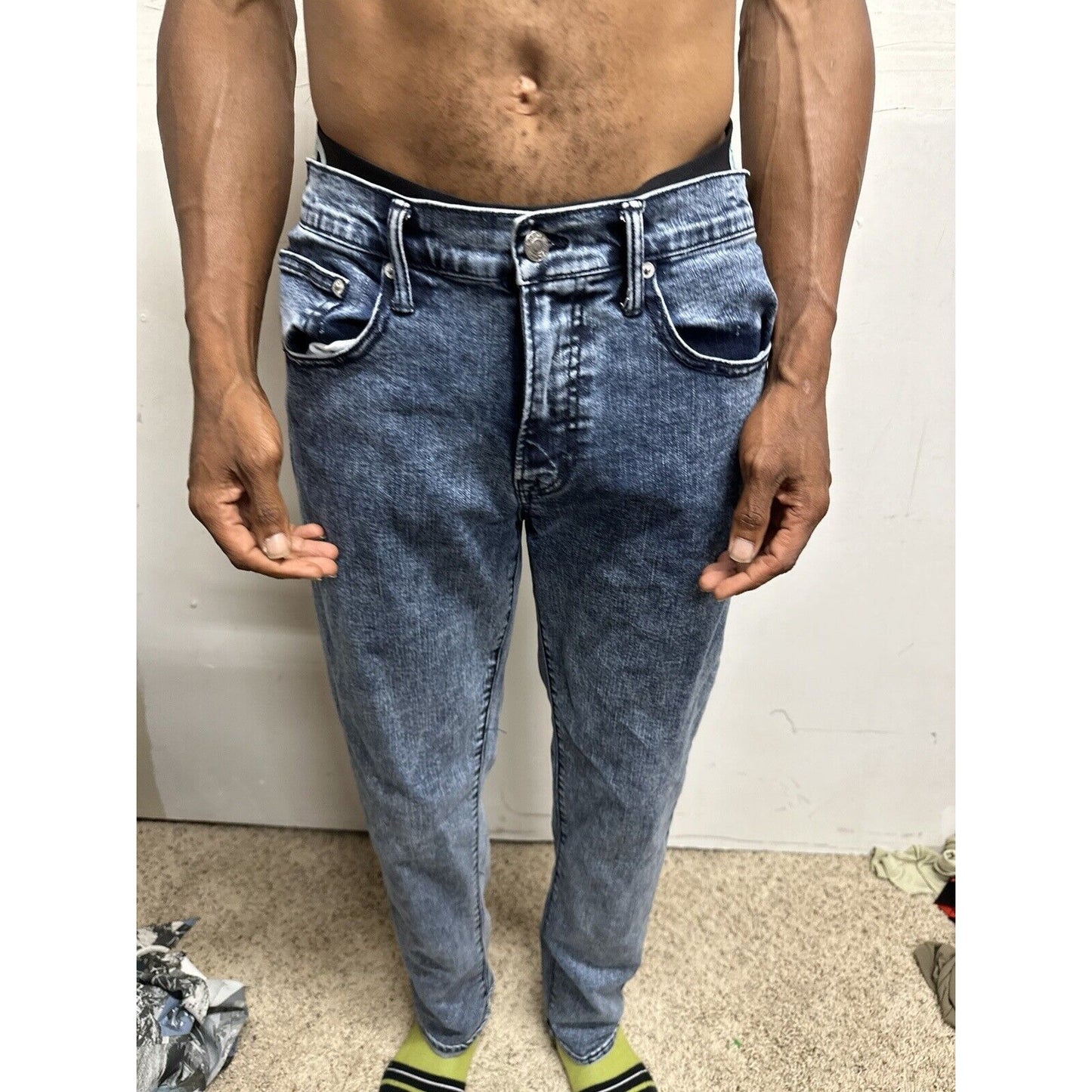 Men’s Blue Arizona Jeans 31x32 Straight Advanced Flex 360
