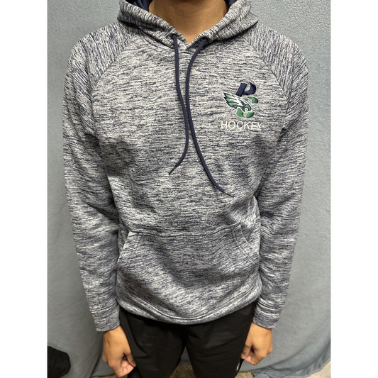 Men’s Blue And Gray Small Sport-tek Pine Creek High School Hockey Pullover Hoodi