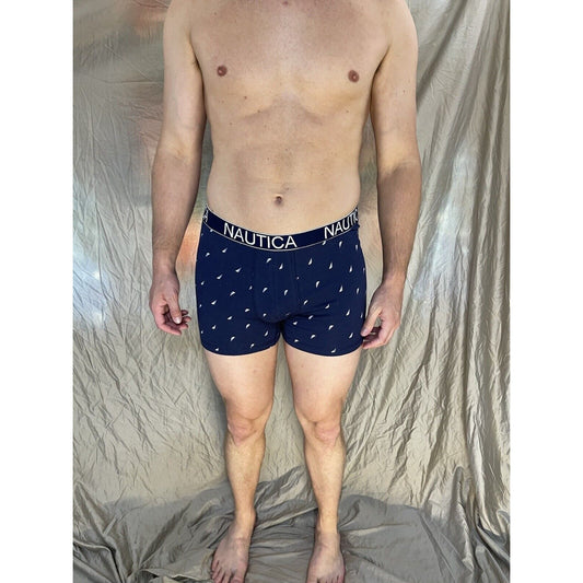 men's nautica  - XL  Navy blue compression boxer shorts