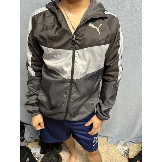 Men’s Small Puma Gray Full Zip Hoodie Small