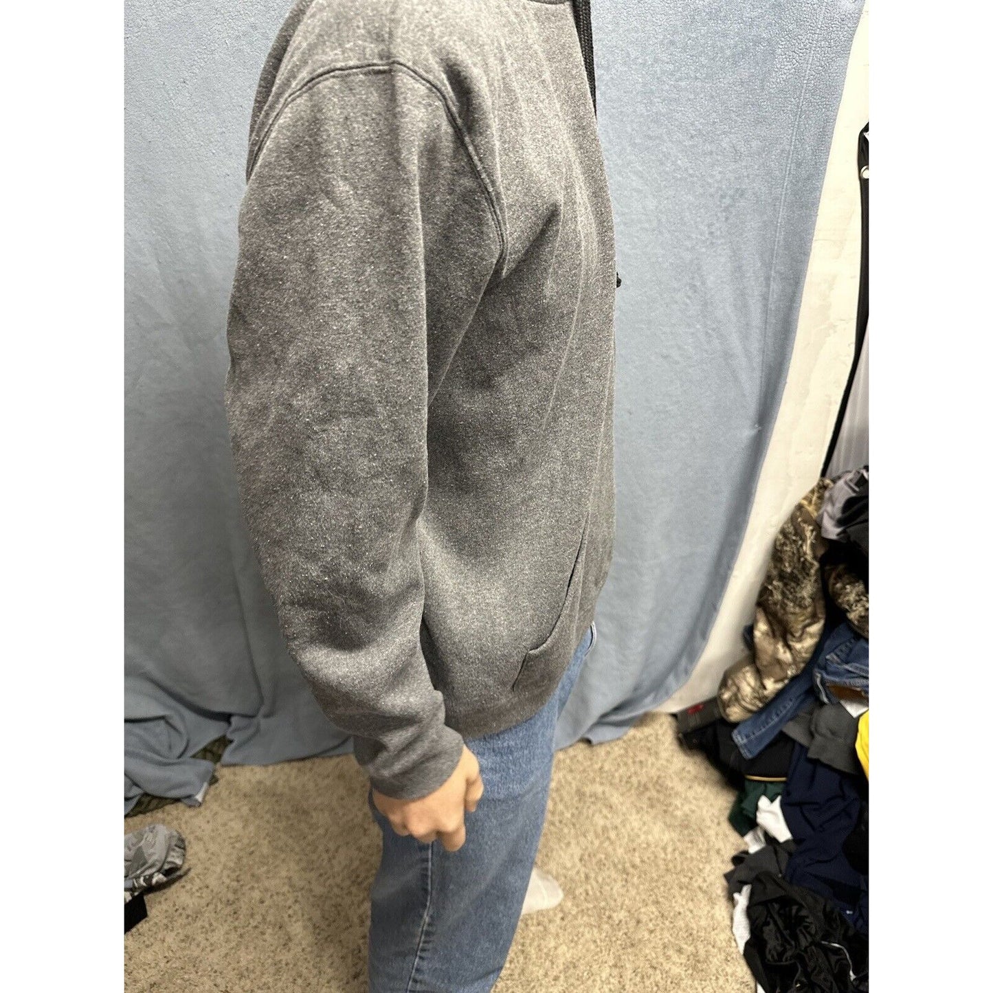 Men’s Gray XL Hoodie Pullover Lone Rock Great Sand Dunes National Park Colorado