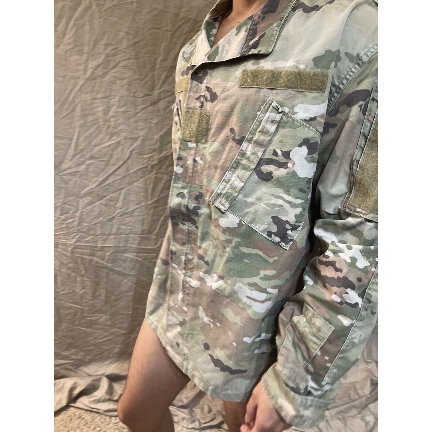 men’s ocp large regular top blouse coat army combat air force space force