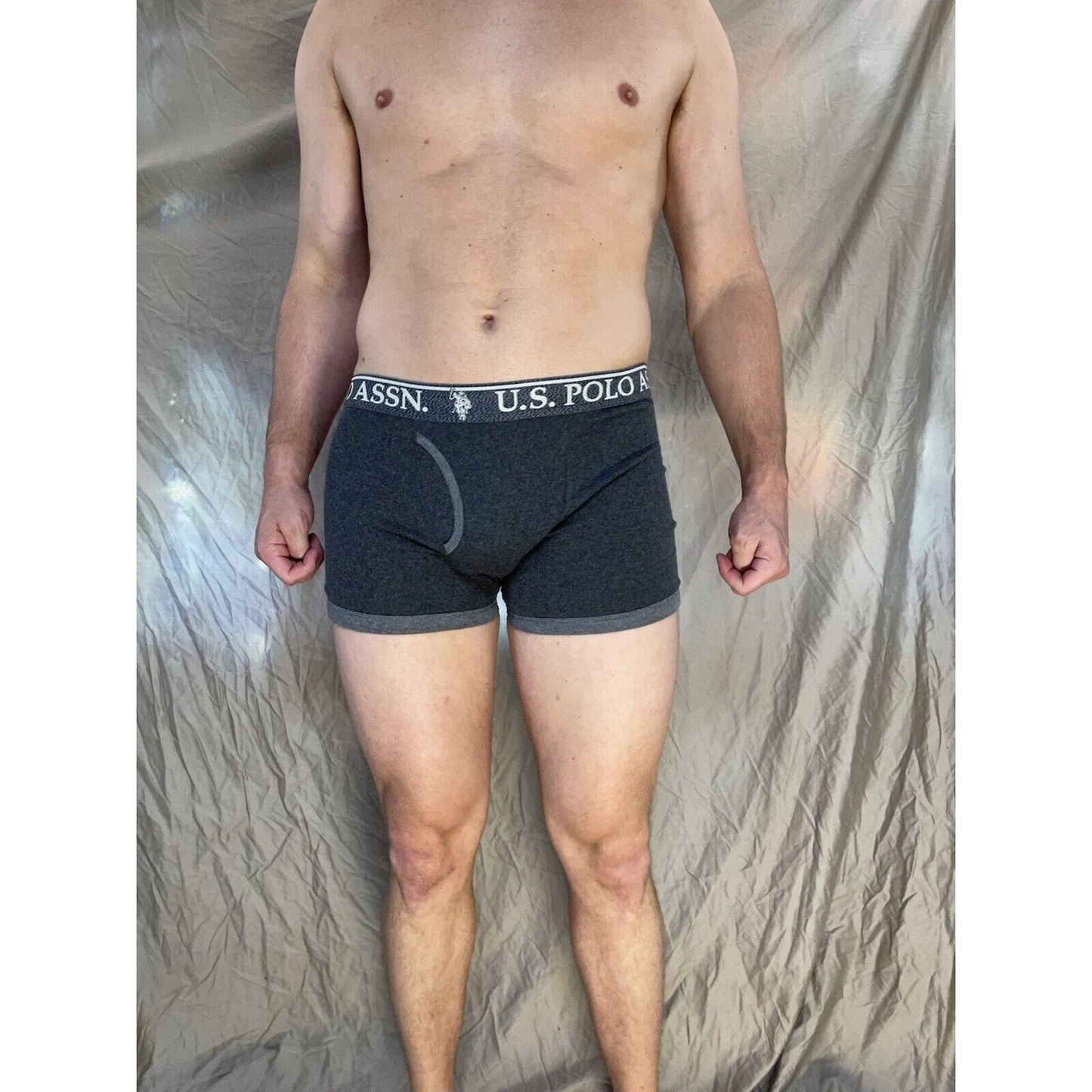 men's u.s. polo assn small Dark gray boxer briefs