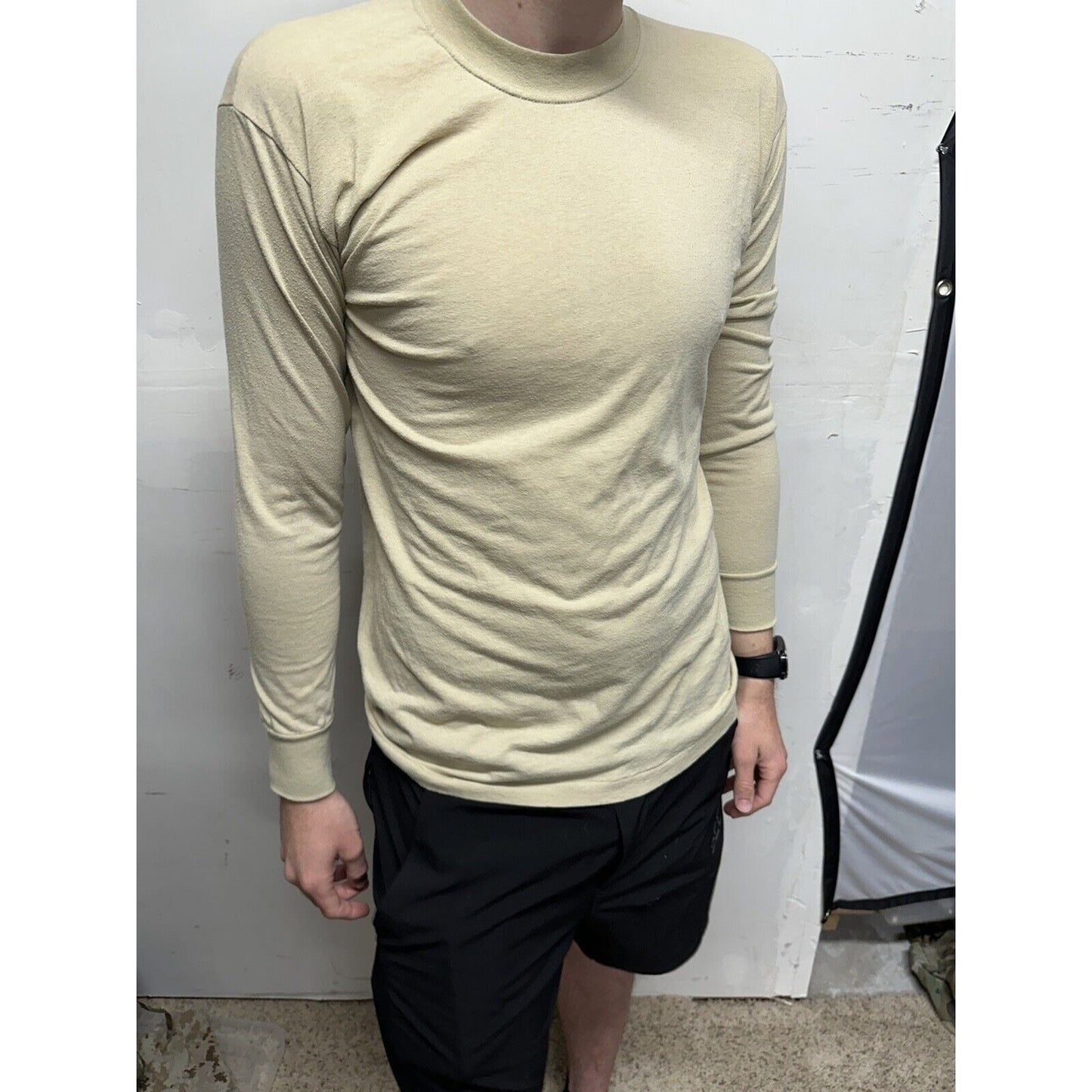 Men’s Tan duke Medium Long Sleeve Civil Air Patrol Uniform Shirt