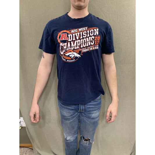 Men’s Denver Broncos 2013 AFC West Champs NFL Shirt