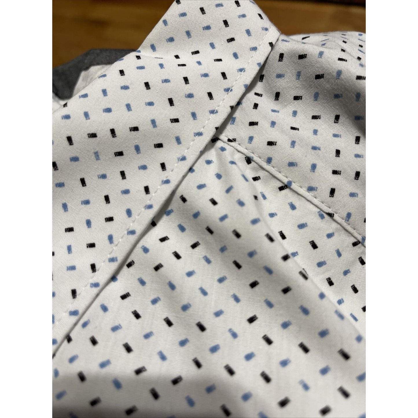 Men’s Kenneth Cole Large Button Shirt White