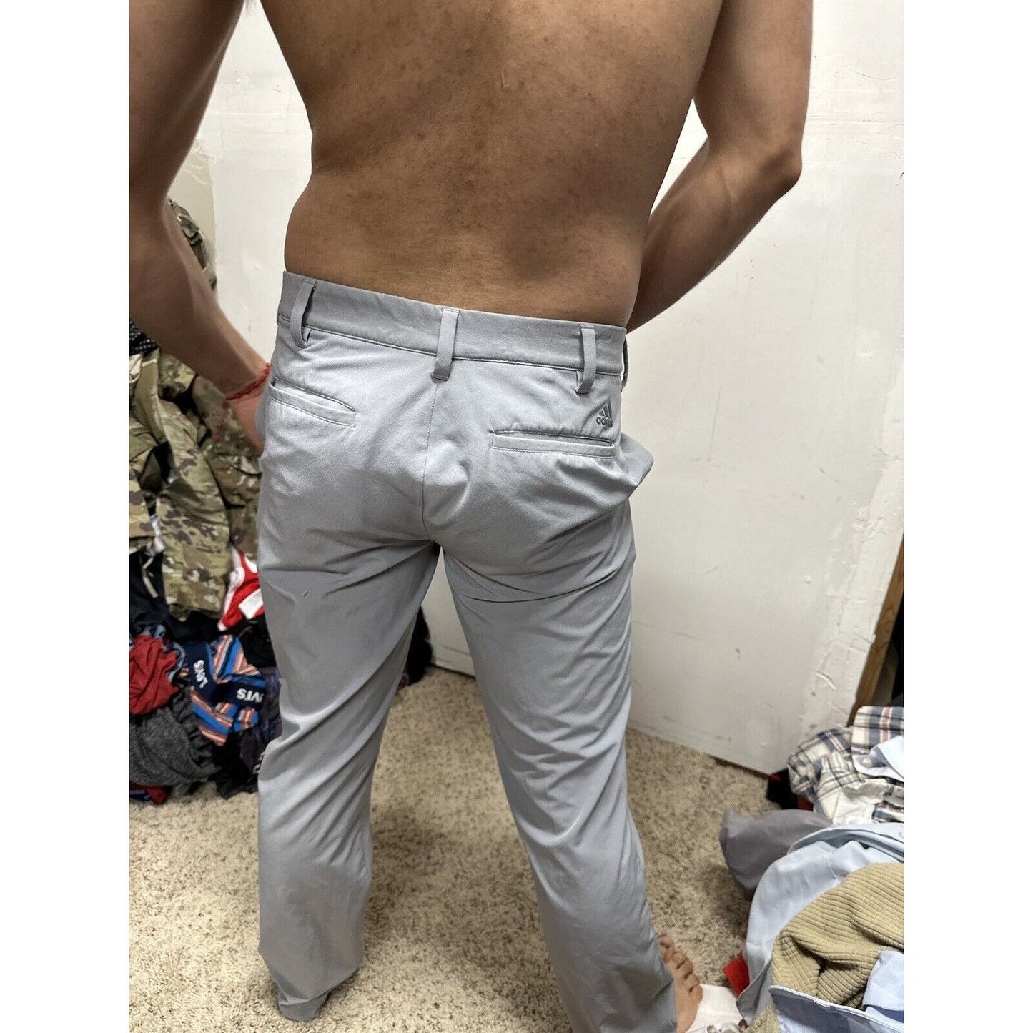 Men’s Adidas 30 X 32 Flex Pants Gray Very Soft