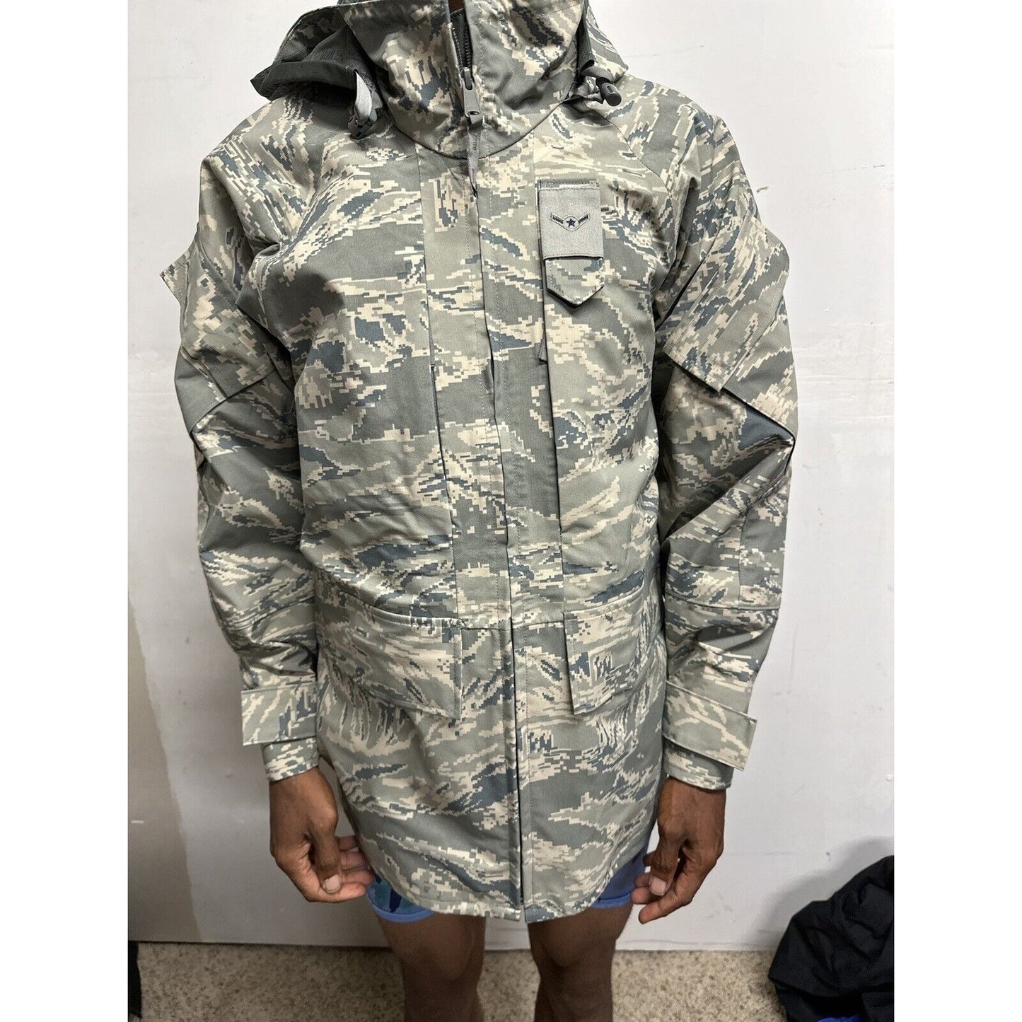 Men’s Small Short Abu Airman Battle Uniform Gore-Tex Jacket Parka Civil Air Patrol