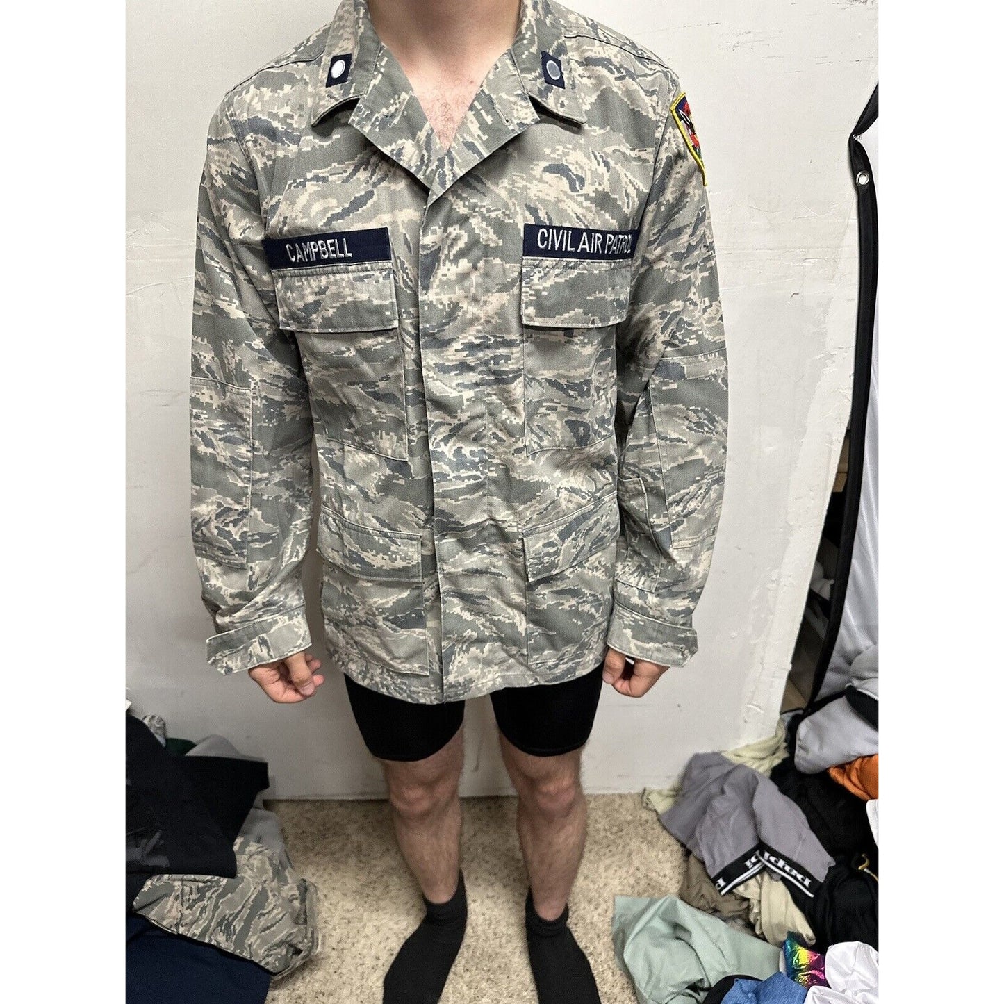 Men’s 42R Abu Airman Battle Uniform USAF Civil Air Patrol Blouse Top