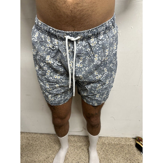 Men’s Large Zara Gray Floral Shorts