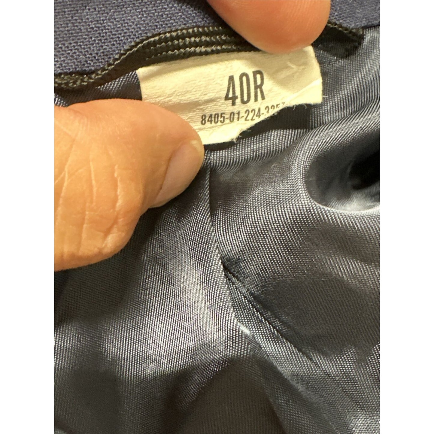 Men’s 40R USAF Air Force Service Coat Navy Blue Uniform