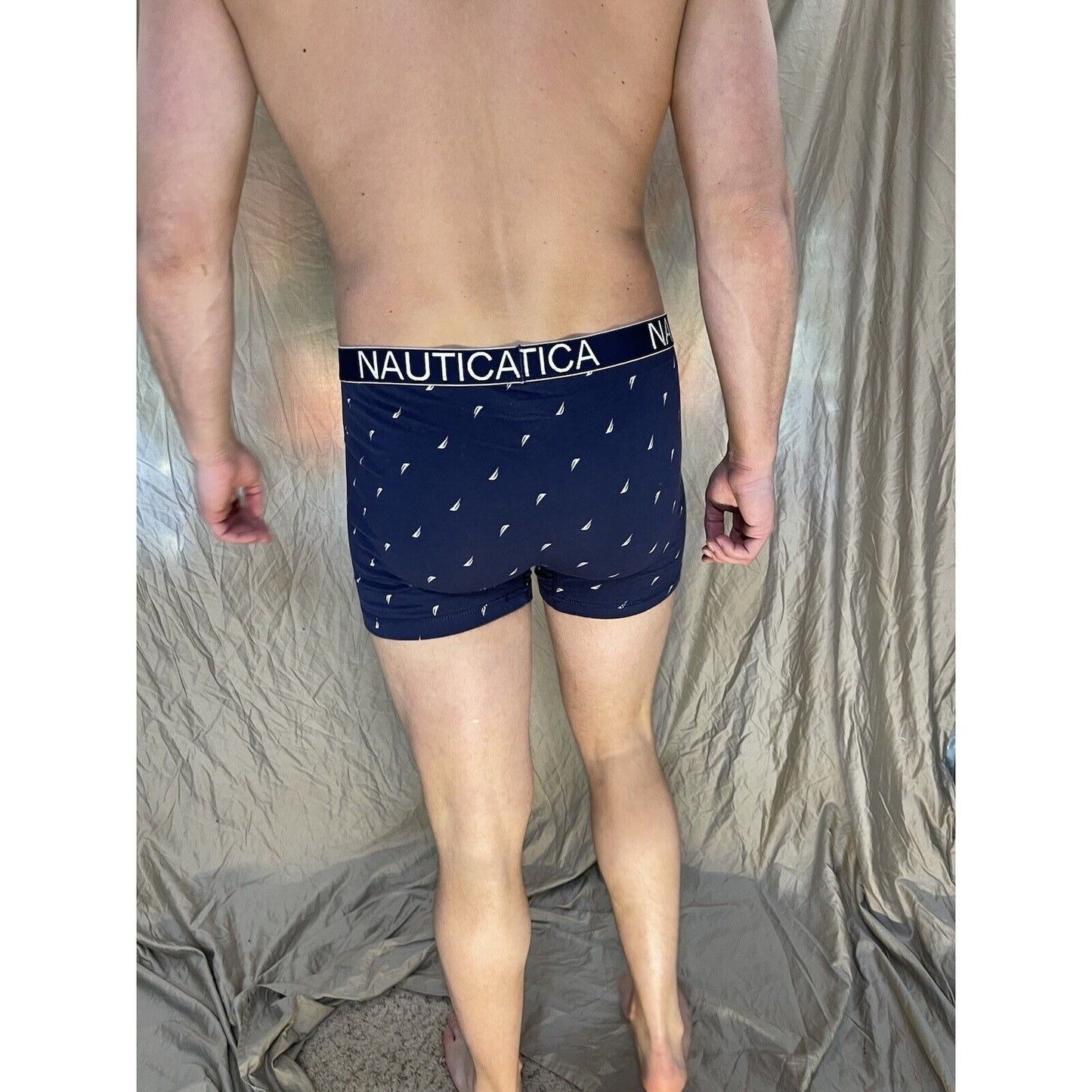 men's nautica  - XL  Navy blue compression boxer shorts